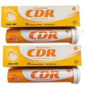CDR Calcium-D-Redoxon ซีดีอาร์ แคลเซี่ยมเม็ดฟู่ รสส้ม15 เม็ด (จำนวน 2 หลอด)
