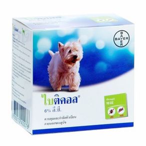 [ส่งฟรี!] Bayticol 6% E.C (10ml) Remove Fleas And Ticks for Dogs ไบติคอล ผลิตภัณฑ์ควบคุมและกำจัดเห็บ หมัด สำหรับสุนัขทุกช่วงวัย ทุกสายพันธุ์ ขนาด 10 มล.