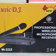 MUSIC D.J.ไมโครโฟนไร้สาย ไมค์ลอยคู่ WIRELESS MICROPHONE TM-202A